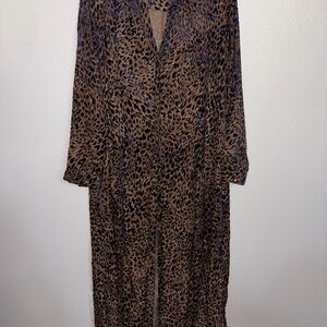 Soft Surroundings Mahali Leopard Print Dress